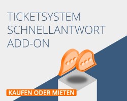 Ticketsystem Schnellantwort